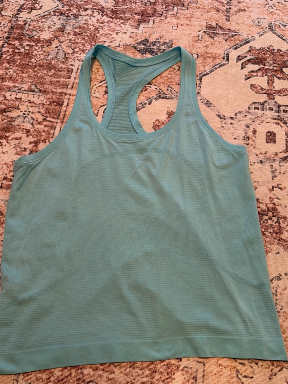 lululemon athletica Light Teal Racerback Tank Top